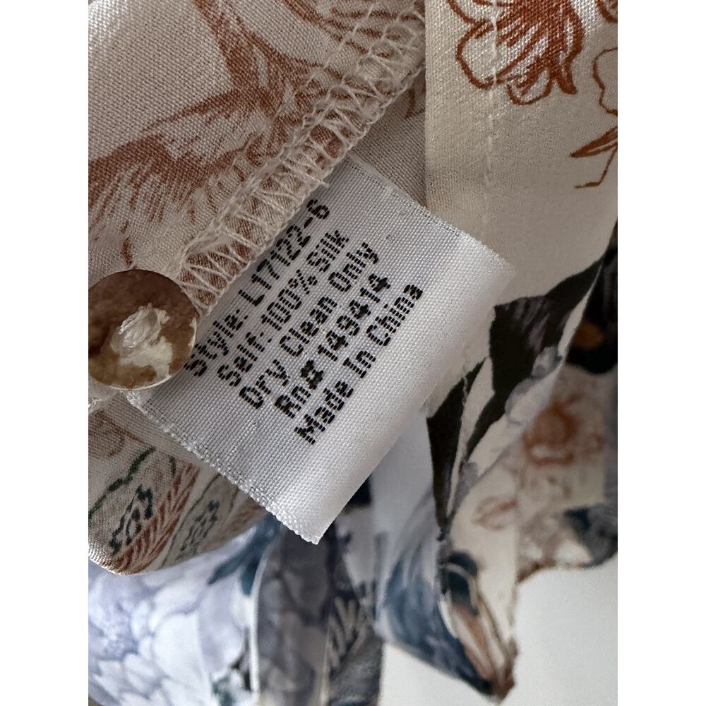 Johnny Was Leo Button-Down Top Patchwork Floral P… - image 8